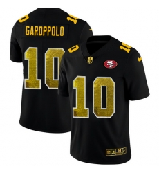 San Francisco 49ers 10 Jimmy Garoppolo Men Black Nike Golden Sequin Vapor Limited NFL Jersey San Francisco 49ers 10 Jimmy Garoppolo Men Black Nike Golden Sequin Vapor Limited NFL Jersey