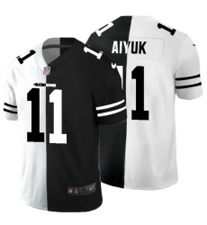 San Francisco 49ers 11 Brandon Aiyuk Men Black V White Peace Split Nike Vapor Untouchable Limited NFL Jersey San Francisco 49ers 11 Brandon Aiyuk Men Black V White Peace Split Nike Vapor Untouchable Limited NFL Jersey