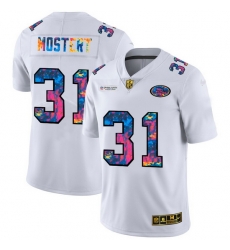 San Francisco 49ers 31 Raheem Mostert Men White Nike Multi Color 2020 NFL Crucial Catch Limited NFL Jersey San Francisco 49ers 31 Raheem Mostert Men White Nike Multi Color 2020 NFL Crucial Catch Limited NFL Jersey