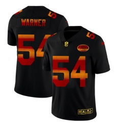 San Francisco 49ers 54 Fred Warner Men Black Nike Red Orange Stripe Vapor Limited NFL Jersey San Francisco 49ers 54 Fred Warner Men Black Nike Red Orange Stripe Vapor Limited NFL Jersey