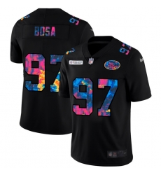 San Francisco 49ers 97 Nick Bosa Men Nike Multi Color Black 2020 NFL Crucial Catch Vapor Untouchable Limited Jersey San Francisco 49ers 97 Nick Bosa Men Nike Multi Color Black 2020 NFL Crucial Catch Vapor Untouchable Limited Jersey