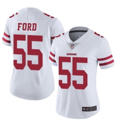 49ers 55 Dee Ford White Womens Stitched Football Vapor Untouchable Limited Jersey 49ers 55 Dee Ford White Womens Stitched Football Vapor Untouchable Limited Jersey
