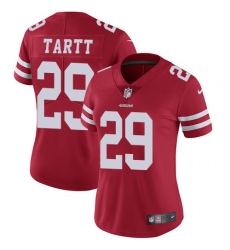 Nike 49ers #29 Jaquiski Tartt Red Team Color Womens Stitched NFL Vapor Untouchable Limited Jersey Nike 49ers #29 Jaquiski Tartt Red Team Color Womens Stitched NFL Vapor Untouchable Limited Jersey