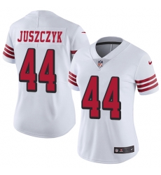 Nike 49ers #44 Kyle Juszczyk White Rush Womens Stitched NFL Vapor Untouchable Limited Jersey Nike 49ers #44 Kyle Juszczyk White Rush Womens Stitched NFL Vapor Untouchable Limited Jersey