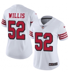 Nike 49ers #52 Patrick Willis White Rush Womens Stitched NFL Vapor Untouchable Limited Jersey Nike 49ers #52 Patrick Willis White Rush Womens Stitched NFL Vapor Untouchable Limited Jersey