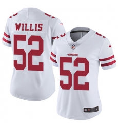 Nike 49ers #52 Patrick Willis White Womens Stitched NFL Vapor Untouchable Limited Jersey Nike 49ers #52 Patrick Willis White Womens Stitched NFL Vapor Untouchable Limited Jersey
