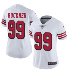 Nike 49ers #99 DeForest Buckner White Rush Womens Stitched NFL Vapor Untouchable Limited Jersey Nike 49ers #99 DeForest Buckner White Rush Womens Stitched NFL Vapor Untouchable Limited Jersey