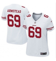 Women NEW San Francisco 49ers #69 Arik Armstead White Stitched NFL Elite Jersey Women NEW San Francisco 49ers #69 Arik Armstead White Stitched NFL Elite Jersey