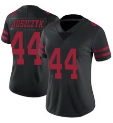 Women Nike 49ers #44 Kyle Juszczyk Black Stitched NFL Vapor Untouchable Limited Jersey Women Nike 49ers #44 Kyle Juszczyk Black Stitched NFL Vapor Untouchable Limited Jersey