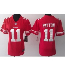Women Nike San Francisco 49ers 11 Quinton Patton Red NFL Jerseys Women Nike San Francisco 49ers 11 Quinton Patton Red NFL Jerseys