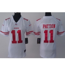 Women Nike San Francisco 49ers 11 Quinton Patton White NFL Jerseys Women Nike San Francisco 49ers 11 Quinton Patton White NFL Jerseys
