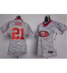 Women Nike San Francisco 49ers 21 Frank Gore Women Nike San Francisco 49ers 21 Frank Gore