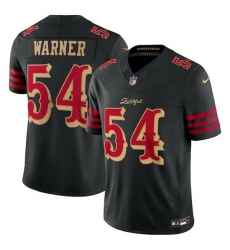 Women San Francisco 49ers 54 Fred Warner Black 2025 F U S E Rivalries Vapor Limited Stitched Football Jersey Women San Francisco 49ers 54 Fred Warner Black 2025 F U S E Rivalries Vapor Limited Stitched Football Jersey