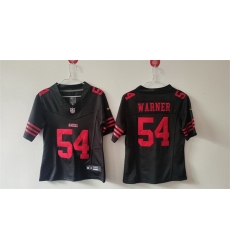 Women San Francisco 49ers 54 Fred Warner Black F U S E Vapor Untouchable Stitched Jersey Women San Francisco 49ers 54 Fred Warner Black F U S E Vapor Untouchable Stitched Jersey