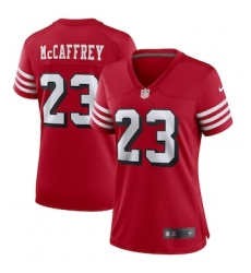 Women San Francisco 49ers Christian McCaffrey Nike Red Vapor Untouchable Limited Stitched Jersey Women San Francisco 49ers Christian McCaffrey Nike Red Vapor Untouchable Limited Stitched Jersey