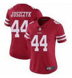 Women San Francisco 49ers Kyle Juszczyk 44 Red Stitched NFL Vapor Untouchable Limited Jersey Women San Francisco 49ers Kyle Juszczyk 44 Red Stitched NFL Vapor Untouchable Limited Jersey