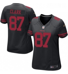 Womens Nike San Francisco 49ers 87 Dwight Clark Game Black NFL Jersey Womens Nike San Francisco 49ers 87 Dwight Clark Game Black NFL Jersey