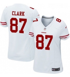 Womens Nike San Francisco 49ers 87 Dwight Clark Game White NFL Jersey Womens Nike San Francisco 49ers 87 Dwight Clark Game White NFL Jersey
