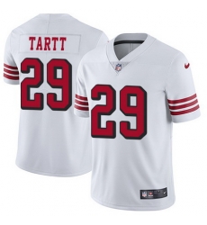 Nike 49ers #29 Jaquiski Tartt White Rush Youth Stitched NFL Vapor Untouchable Limited Jersey Nike 49ers #29 Jaquiski Tartt White Rush Youth Stitched NFL Vapor Untouchable Limited Jersey