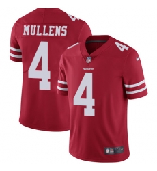 Nike 49ers #4 Nick Mullens Red Team Color Youth Stitched NFL Vapor Untouchable Limited Jersey Nike 49ers #4 Nick Mullens Red Team Color Youth Stitched NFL Vapor Untouchable Limited Jersey