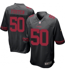 Nike 49ers #50 Reuben Foster Black Alternate Youth Stitched NFL Elite Jersey Nike 49ers #50 Reuben Foster Black Alternate Youth Stitched NFL Elite Jersey