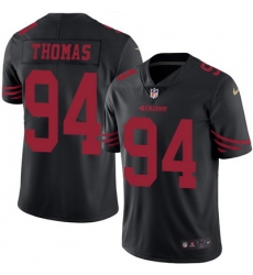 Nike 49ers #94 Solomon Thomas Black Youth Stitched NFL Limited Rush Jersey Nike 49ers #94 Solomon Thomas Black Youth Stitched NFL Limited Rush Jersey
