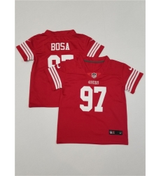 Toddlers San Francisco 49ers 97 Nick Bosa Red Vapor Untouchable Stitched Football Jersey Toddlers San Francisco 49ers 97 Nick Bosa Red Vapor Untouchable Stitched Football Jersey