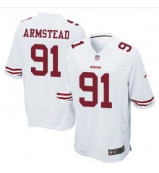 Youth NEW 49ers #91 Arik Armstead White Stitched NFL Elite Jersey Youth NEW 49ers #91 Arik Armstead White Stitched NFL Elite Jersey