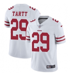 Youth Nike 49ers #29 Jaquiski Tartt White Stitched NFL Vapor Untouchable Limited Jersey Youth Nike 49ers #29 Jaquiski Tartt White Stitched NFL Vapor Untouchable Limited Jersey