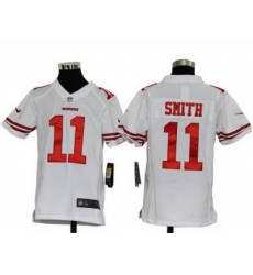 Youth Nike San Francisco 49ers 11# Smith Authentic White Jersey Youth Nike San Francisco 49ers 11# Smith Authentic White Jersey