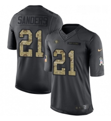 Youth Nike San Francisco 49ers 21 Deion Sanders Limited Black 2016 Salute to Service NFL Jersey Youth Nike San Francisco 49ers 21 Deion Sanders Limited Black 2016 Salute to Service NFL Jersey
