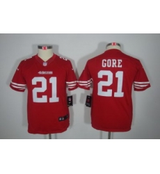 Youth Nike San Francisco 49ers 21# Gore Red Limited Jerseys Youth Nike San Francisco 49ers 21# Gore Red Limited Jerseys
