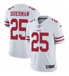 Youth Nike San Francisco 49ers 25 Richard Sherman White Vapor Untouchable Limited Player NFL Jersey Youth Nike San Francisco 49ers 25 Richard Sherman White Vapor Untouchable Limited Player NFL Jersey
