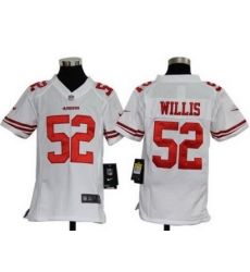 Youth Nike San Francisco 49ers 52# Willis Authentic White Jersey Youth Nike San Francisco 49ers 52# Willis Authentic White Jersey