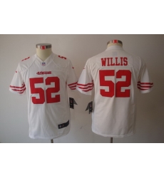 Youth Nike San Francisco 49ers 52# Willis White Limited Jerseys Youth Nike San Francisco 49ers 52# Willis White Limited Jerseys