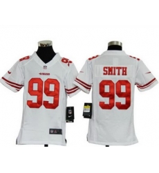 Youth Nike San Francisco 49ers 99# Aldon Smith Game White Color Jersey (S-XL) Youth Nike San Francisco 49ers 99# Aldon Smith Game White Color Jersey (S-XL)
