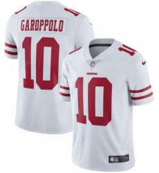 Youth Nike San Francisco 49ers Jimmy Garoppolo 10 White Vapor Untouchable Limited NFL Jersey Youth Nike San Francisco 49ers Jimmy Garoppolo 10 White Vapor Untouchable Limited NFL Jersey
