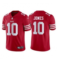 Youth San Francisco 49ers 10 Mac Jones Red 2025 Vapor Untouchable Limited Stitched Football Jersey Youth San Francisco 49ers 10 Mac Jones Red 2025 Vapor Untouchable Limited Stitched Football Jersey