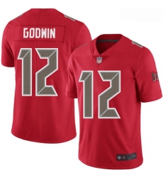 Buccaneers 12 Chris Godwin Red Men Stitched Football Limited Rush Jersey Buccaneers 12 Chris Godwin Red Men Stitched Football Limited Rush Jersey