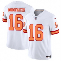 Men Tampa Bay Buccaneers 16 Teddy Bridgewater White 2025 F U S E  Vapor Limited Stitched Jersey