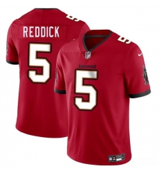 Men Tampa Bay Buccaneers 5 Haason Reddick Red Vapor Limited Stitched Jersey
