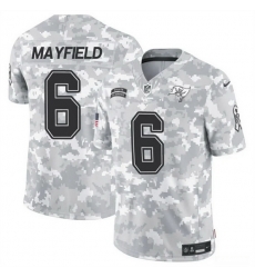 Men Tampa Bay Buccaneers 6 Baker Mayfield 2024 F U S E Arctic Camo Salute To Service Limited Stitched Football Jersey Men Tampa Bay Buccaneers 6 Baker Mayfield 2024 F U S E Arctic Camo Salute To Service Limited Stitched Football Jersey