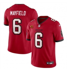 Men Tampa Bay Buccaneers 6 Baker Mayfield Red 2024 With 4 Star C Patch Vapor Untouchable Limited Stitched Jersey Men Tampa Bay Buccaneers 6 Baker Mayfield Red 2024 With 4 Star C Patch Vapor Untouchable Limited Stitched Jersey