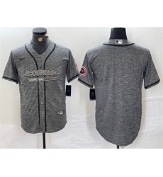 Men Tampa Bay Buccaneers Blank Grey Cool Base Stitched Baseball JerseyS Men Tampa Bay Buccaneers Blank Grey Cool Base Stitched Baseball JerseyS