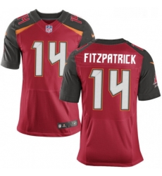 Mens Nike Tampa Bay Buccaneers 14 Ryan Fitzpatrick Elite Red Team Color NFL Jersey Mens Nike Tampa Bay Buccaneers 14 Ryan Fitzpatrick Elite Red Team Color NFL Jersey