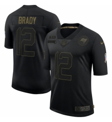 Men's Tampa Bay Buccaneers #12 Tom Brady Black Nike 2020 Salute To Service Limited Jersey Men's Tampa Bay Buccaneers #12 Tom Brady Black Nike 2020 Salute To Service Limited Jersey