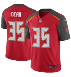 Nike Buccaneers 35 Jamel Dean Red Team Color Men Stitched NFL Vapor Untouchable Limited Jersey Nike Buccaneers 35 Jamel Dean Red Team Color Men Stitched NFL Vapor Untouchable Limited Jersey