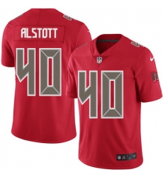Nike Buccaneers #40 Mike Alstott Red Mens Stitched NFL Limited Rush Jersey Nike Buccaneers #40 Mike Alstott Red Mens Stitched NFL Limited Rush Jersey