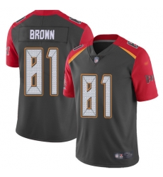 Nike Tampa Bay Buccaneers 81 Antonio Brown Gray Men Stitched NFL Limited Inverted Legend Jersey Nike Tampa Bay Buccaneers 81 Antonio Brown Gray Men Stitched NFL Limited Inverted Legend Jersey