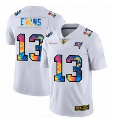 Tampa Bay Buccaneers 13 Mike Evans Men White Nike Multi Color 2020 NFL Crucial Catch Limited NFL Jersey Tampa Bay Buccaneers 13 Mike Evans Men White Nike Multi Color 2020 NFL Crucial Catch Limited NFL Jersey
